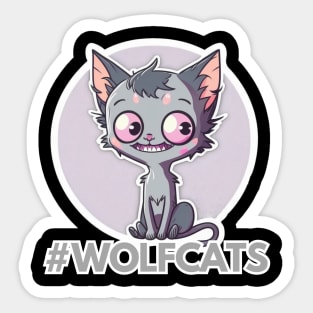 Lykoi Cat Uniquely wolf-like Sticker